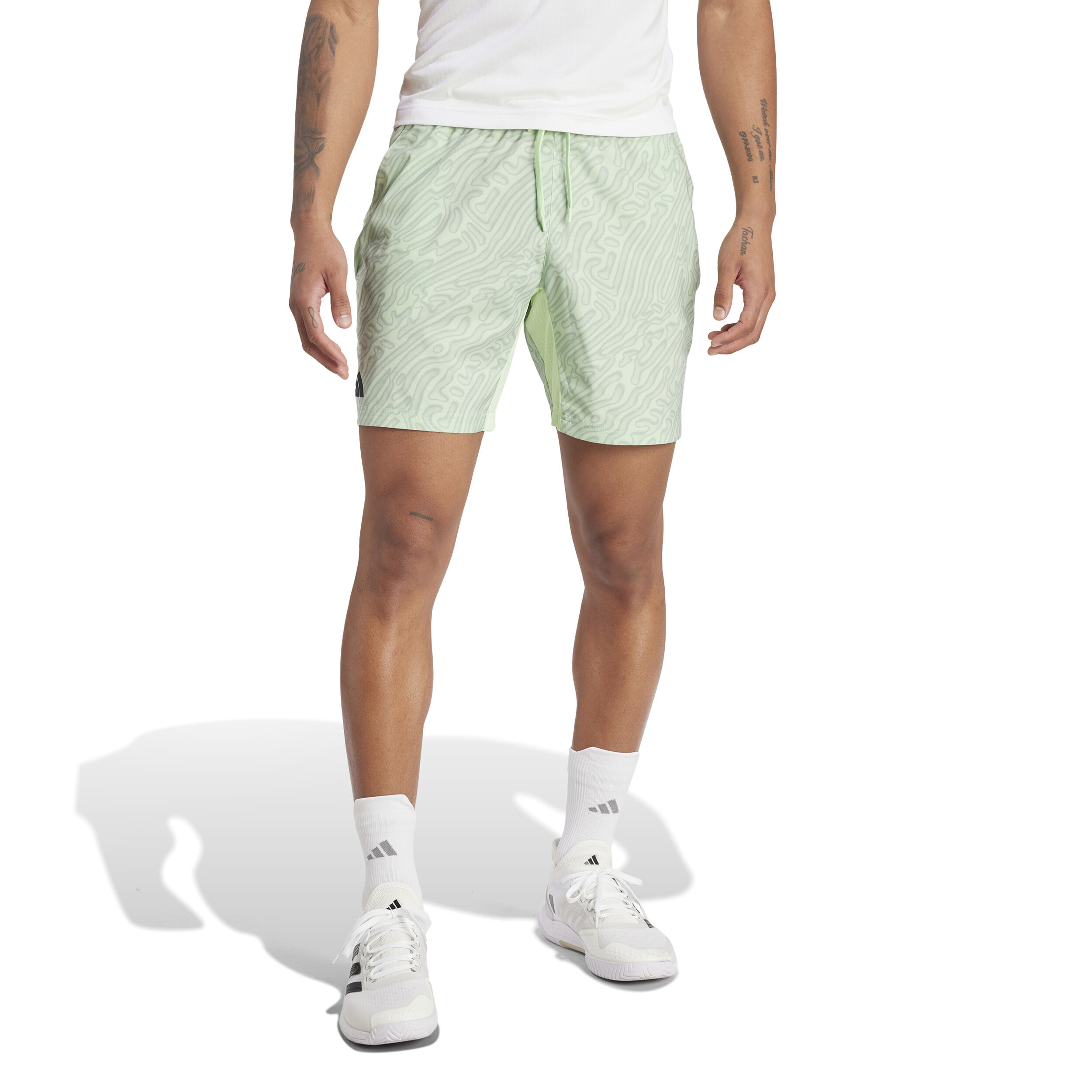Ergo Pro Pantaloncini Uomini Verde Chiaro Argento