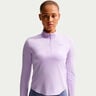 Swift Half-Zip Camicia da corsa Donna - viola, argento