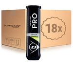 Palline Da Tennis Dunlop Pro Coach 4er, 18 Dosen im Umkarton