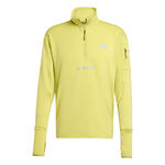Abbigliamento adidas adidas Adi365 Warm Half-Zip Camicia Da Corsa Uomini-Giallo