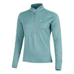 Abbigliamento ASICS ASICS Road Winter 1/2 Zip Mid Layer Camicia Da Corsa Donna-Salvia