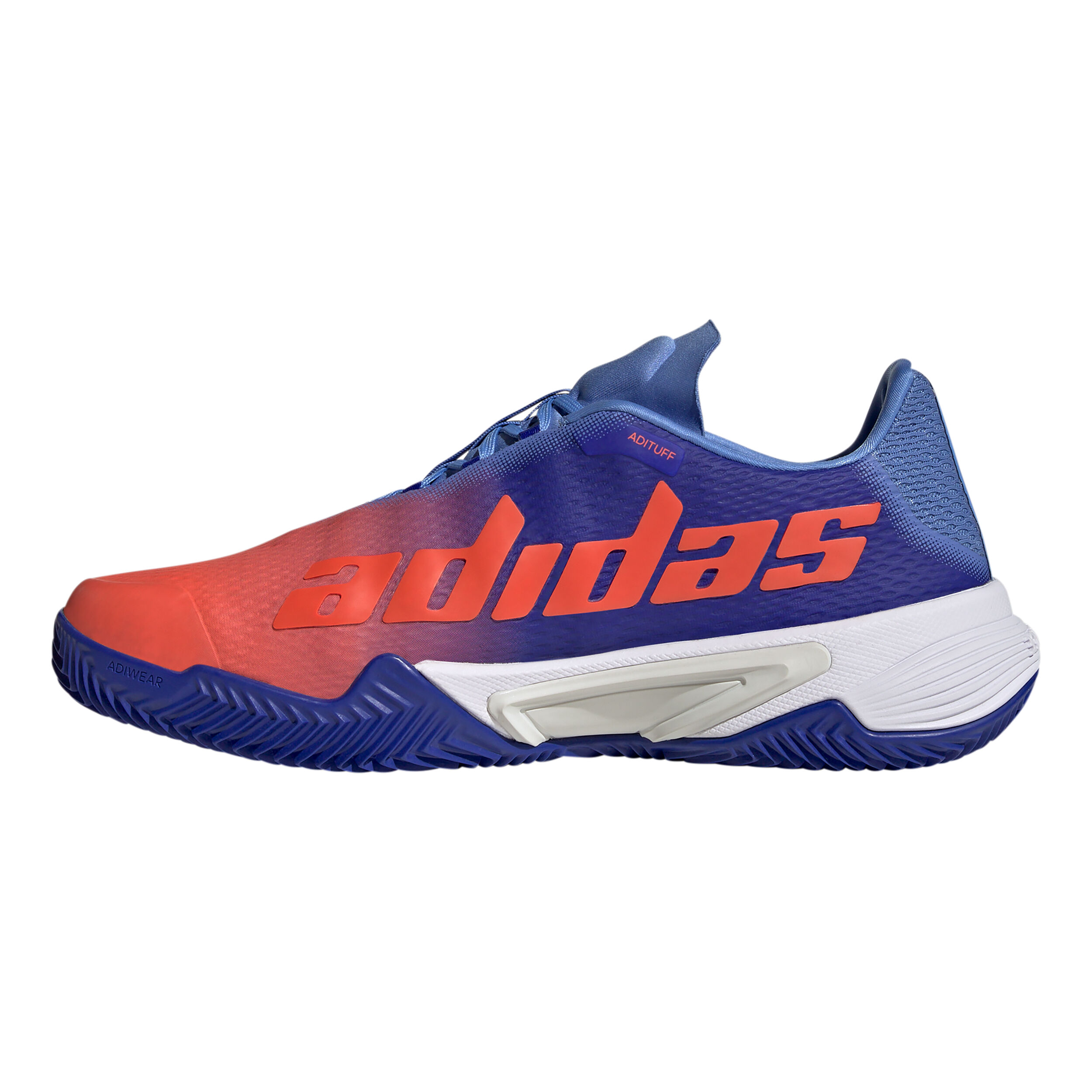 Buy adidas Barricade Scarpa Per Terra Rossa Uomini Blu Arancione