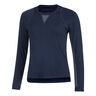 High Low Breezy Manica lunga Donna - blu scuro, 