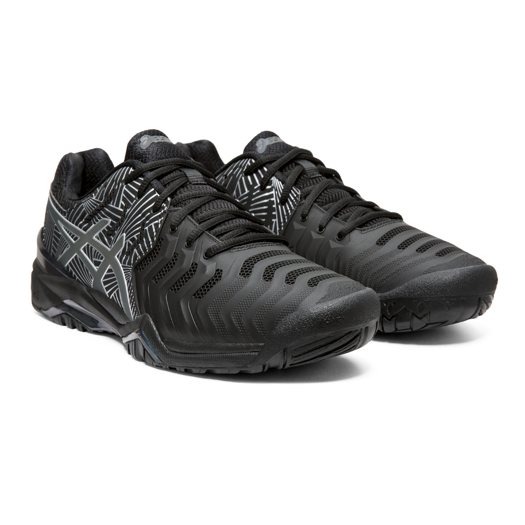 Buy ASICS Gel Resolution 7 Scarpa Per Tutte Le Superfici Uomini Nero Blu online Tennis Point IT