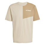 Abbigliamento adidas adidas Terrex MT Camicia Da Corsa Uomini-Beige,Sand