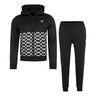 Mosaico Hoody Tuta Da Allenamento Uomini-Nero,Bianco