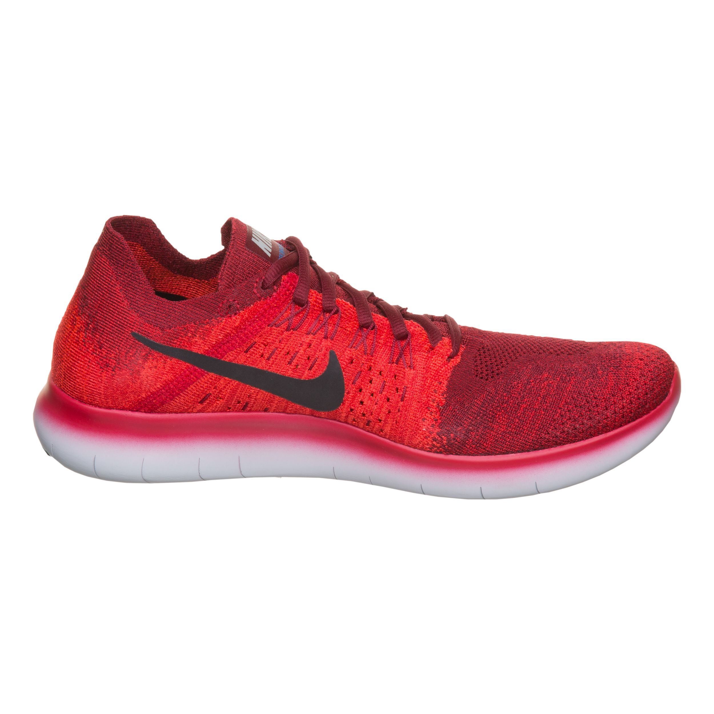 Free Run Flyknit 2017 Scarpa Da Fitness Uomini Rosso Bianco