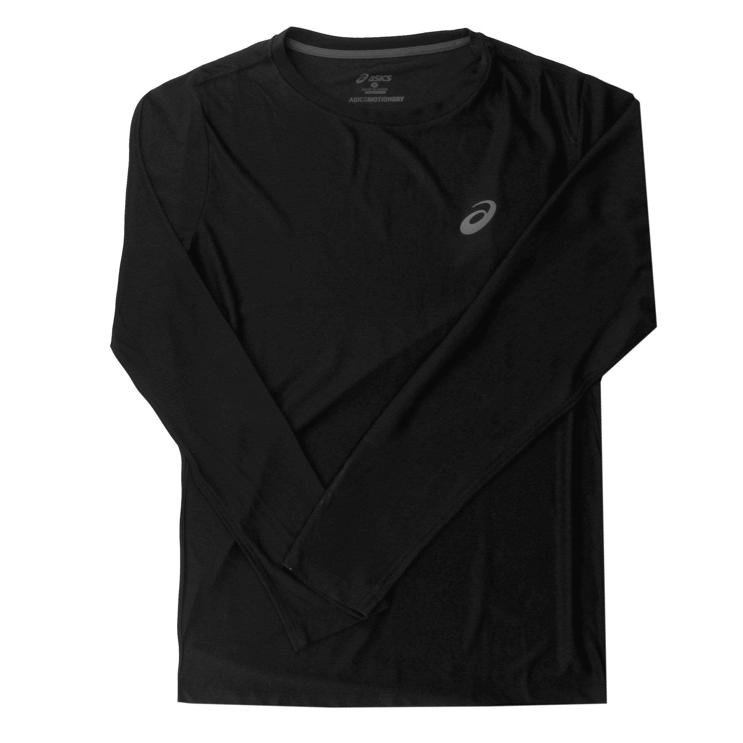 Buy ASICS Manica Lunga Uomini Nero Grigio Scuro online Tennis