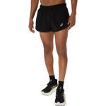 Abbigliamento ASICS ASICS Core Split Pantaloncini Da Corsa Uomini-Nero