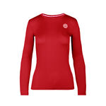 Abbigliamento BIDI BADU BIDI BADU Mina Tech Roundneck Manica lunga Ragazze - rosso scuro, 