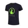 Wild Advantage Logo Maglietta Ragazzi-Blu Scuro,Verde Neon