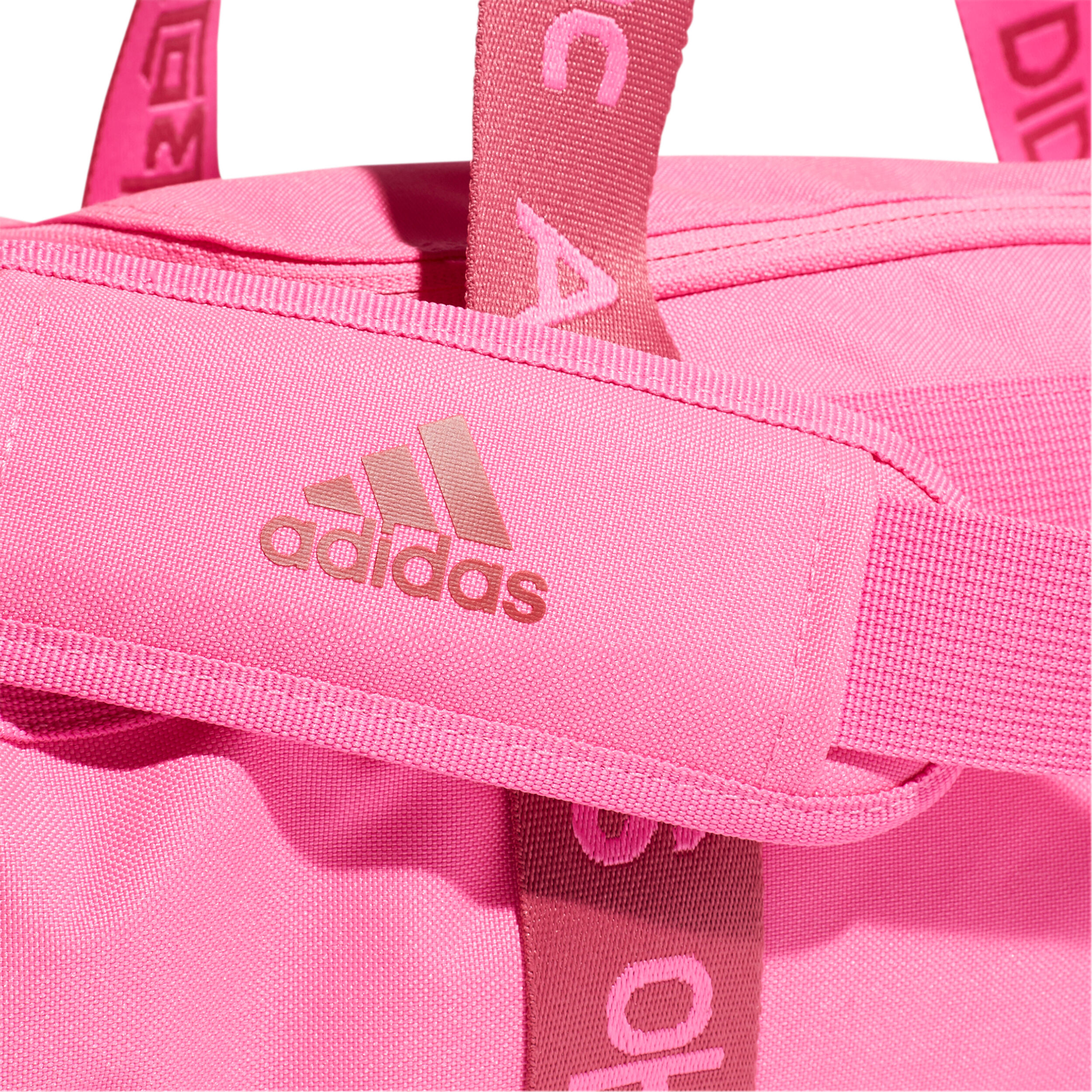 Adidas pink duffle bag hotsell