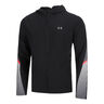 Velociti Storm Hooded Giacca Da Corsa Uomini-Nero,Grigio