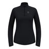 Zeroweight Warm Mid Layer 1/2 Zip Camicia Da Corsa Donna-Nero