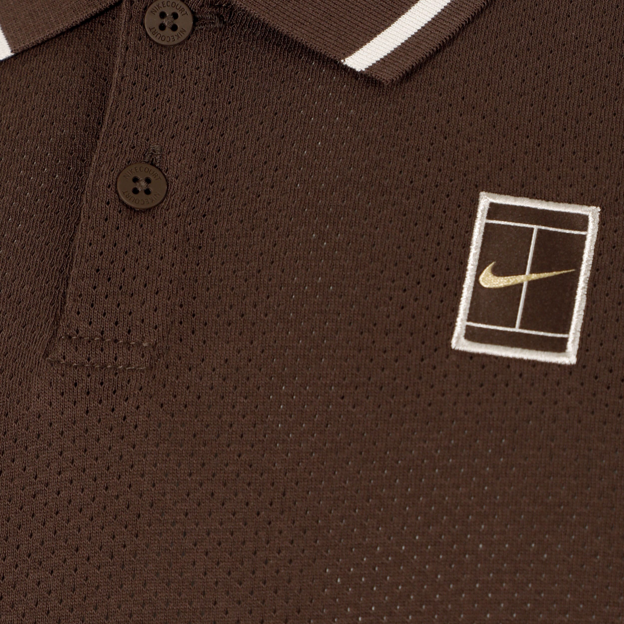 Buy Nike Court Heritage Polo Uomini Marrone online Tennis Point IT