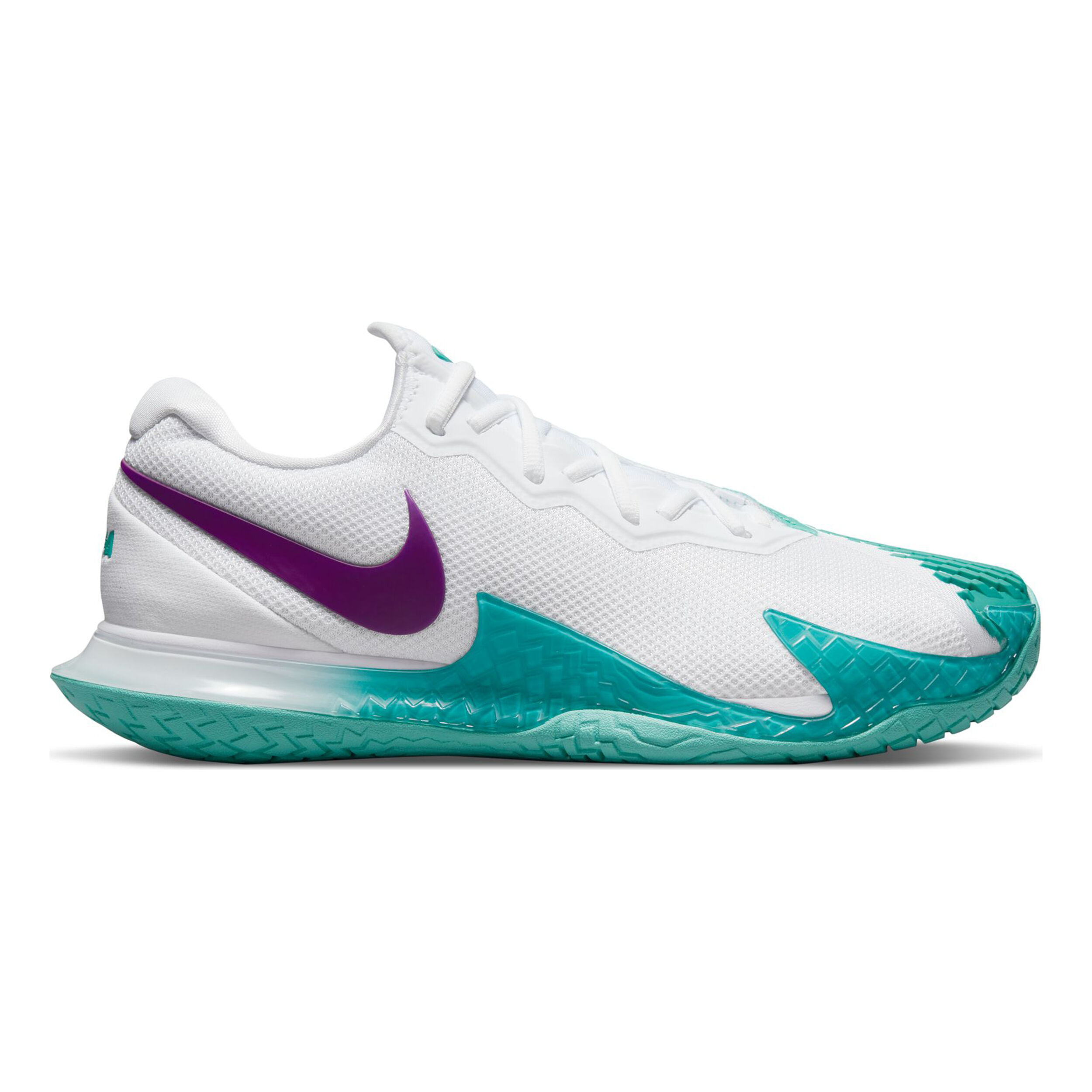 Rafael Nadal Court Vapor Zoom Cage 4 Scarpa Per Tutte Le Superfici Uomini Bianco Verde