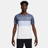Court Dri-Fit Advantage Print Maglietta Uomini-Grigio-blu