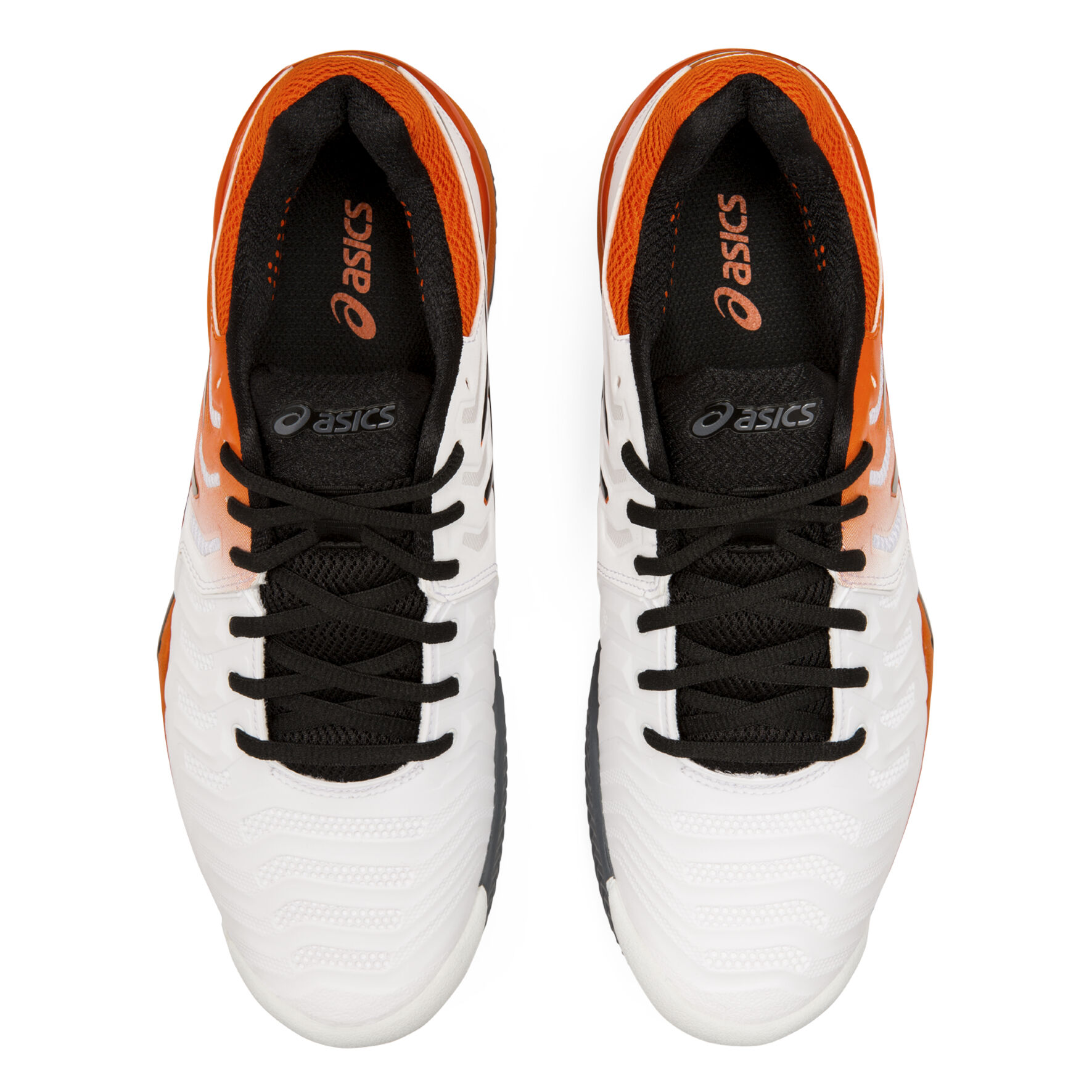 Buy ASICS Gel Resolution 7 Clay Scarpa Per Terra Rossa Uomini Bianco Arancione online Tennis Point IT