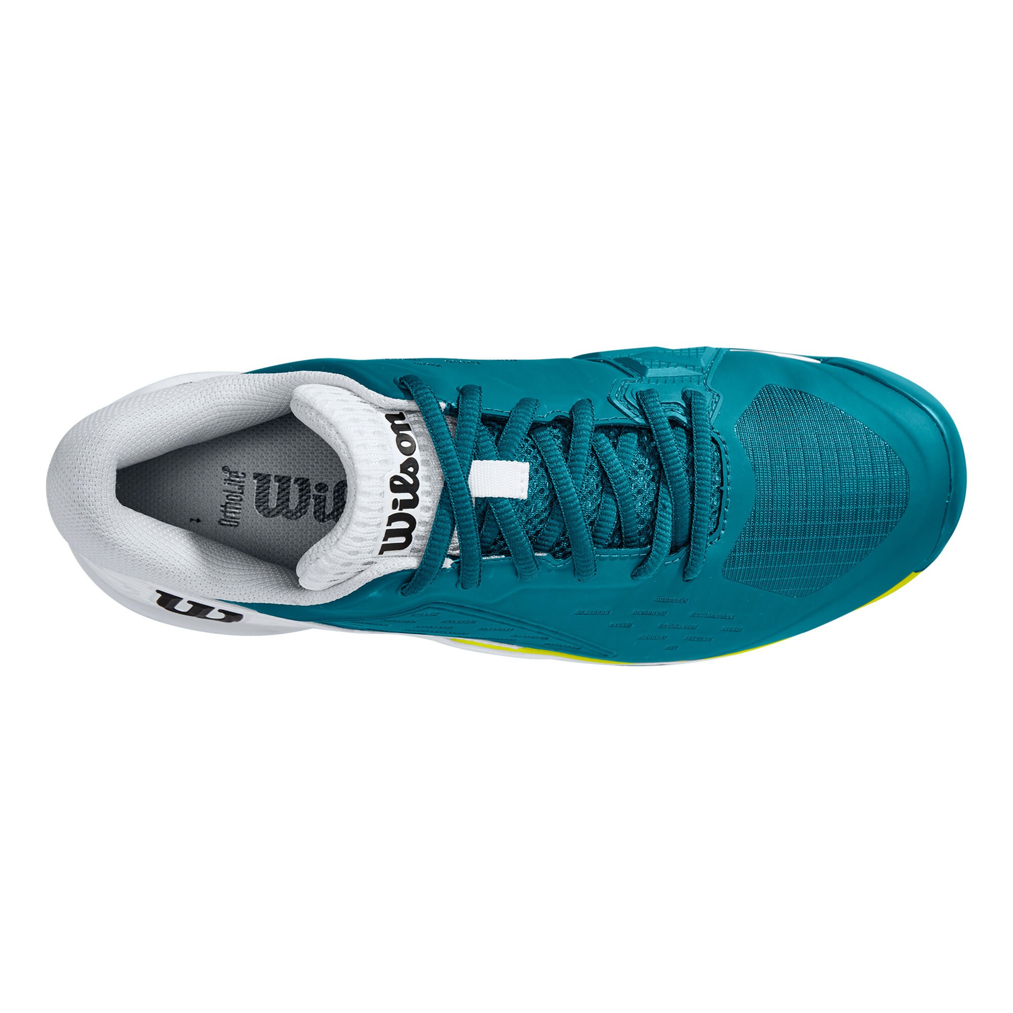 Wilson Rush Pro Ace Men's Tennis Shoe - White/Black/Poppy