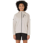 Abbigliamento ASICS ASICS Fujitrail Elite Waterproof Giacca Da Corsa Donna-Beige