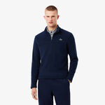 Abbigliamento Lacoste Lacoste Polar Quarter Zip Giacca da allenamento Uomini-blu scuro