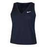 Court Victory Canottiera Donna-Blu Scuro