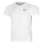 Abbigliamento Nike Nike Court Dry Victory Maglietta Uomini-Bianco,Nero