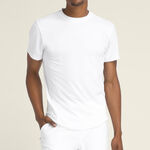 Abbigliamento da tennis Wilson Wilson Everyday Performance Maglietta Uomini-bianco