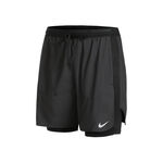 Abbigliamento Nike Nike Stride 2in1 5in Pantaloncini da corsa Uomini - nero, grigio