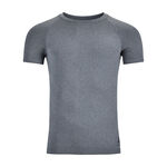 Abbigliamento Odlo Odlo BL Top Crew Neck Shortsleeve Performance Light Eco Camicia Da Corsa Uomini-Grigio