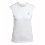 Abbigliamento adidas adidas Fast Camicia Da Corsa Donna-Bianco