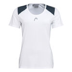 Abbigliamento HEAD HEAD 22 Tech Maglietta Donna - bianco, blu scuro