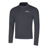 Pacer Flash Half-Zip Camicia da corsa Uomini - grigio scuro, 