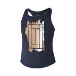 Abbigliamento Tennis-Point Tennis-Point Glitter Court Canottiera Ragazze - blu scuro, beige