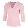 Hey Laguna V-Neck Manica lunga Donna-rosa antico
