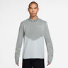 Pacer Winterized Half-Zip Camicia da corsa Uomini - grigio, argento