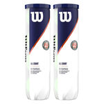 Palline da tennis Wilson Wilson Roland Garros All Court 2 Tubi Da 4