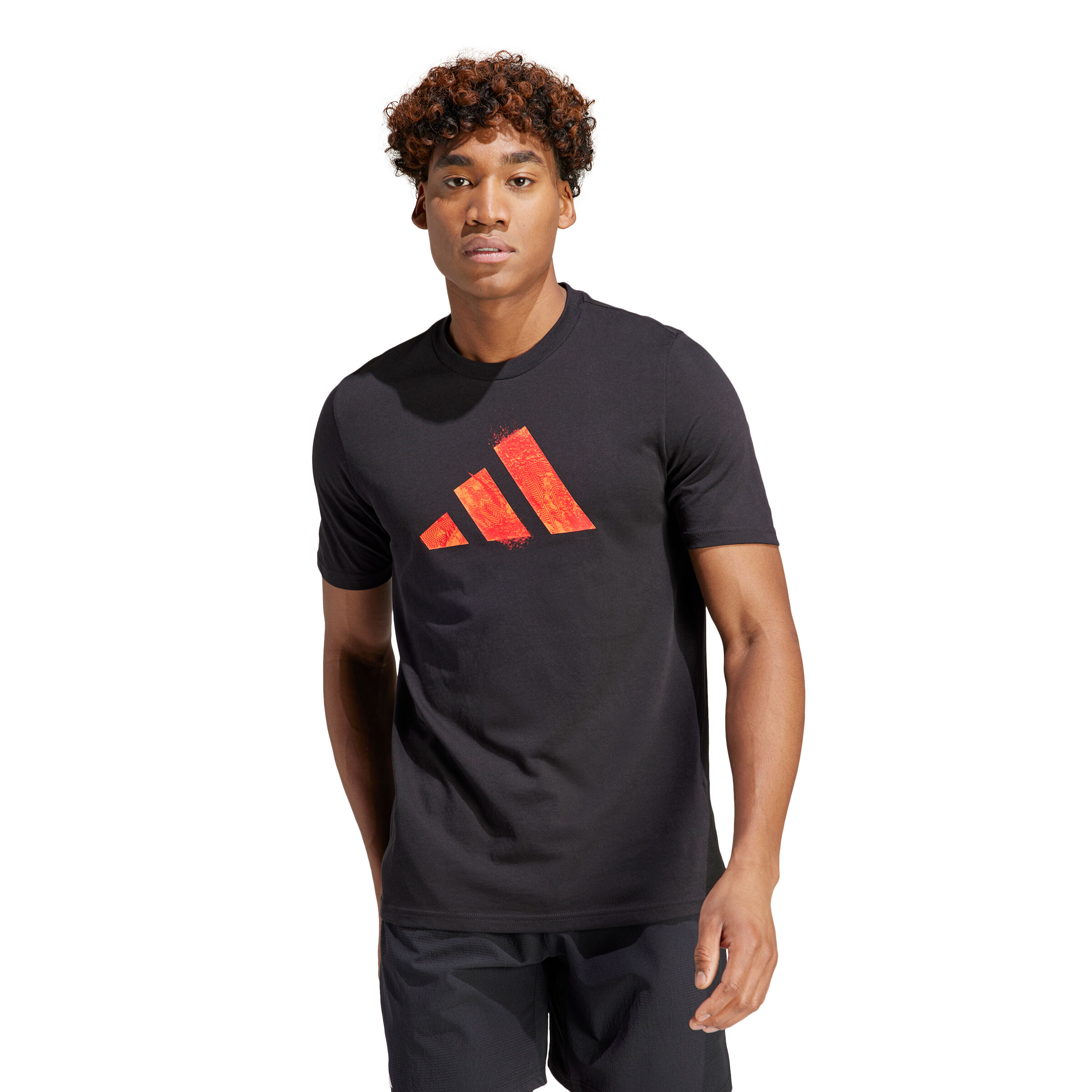 Buy adidas Maglietta Uomini Nero Arancione online Tennis Point IT