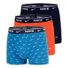 Essential Cotton Stretch Trunk Boxer - Confezione da 3 Uomini-blu chiaro, arancione