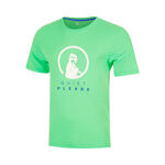 Abbigliamento da tennis Quiet Please Quiet Please Advantage Logo Maglietta Ragazzi - verde, bianco