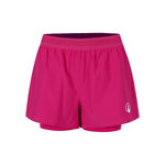 Abbigliamento da tennis Quiet Please Quiet Please Create Rematch 2in1 Pantaloncini Donna-Rosa