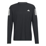 Abbigliamento adidas adidas Own The Run Manica Lunga Uomini-Nero