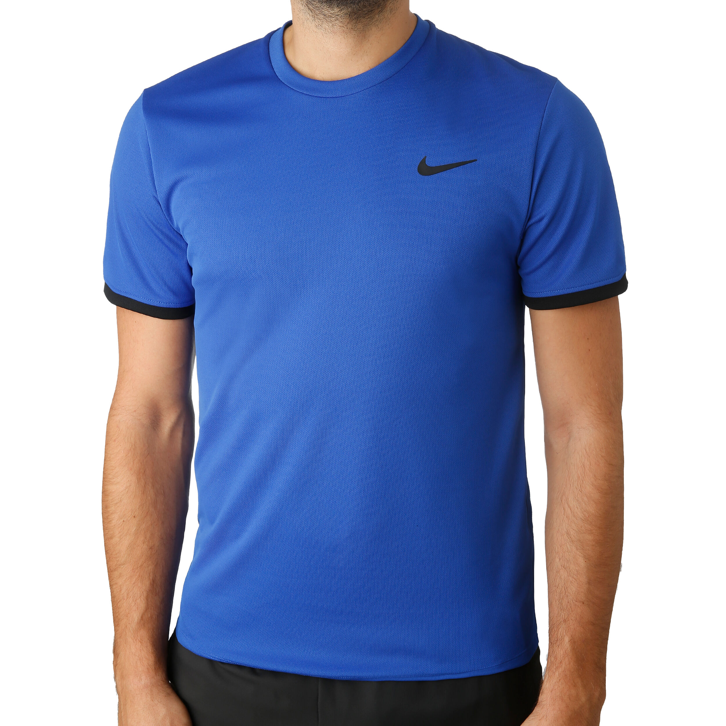 Buy Nike Court Dry Maglietta Uomini Blu Nero online Tennis Point IT
