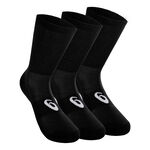 Abbigliamento ASICS ASICS Crew Calzini Sportivi Confezione Da 3-Nero,Bianco