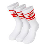 Abbigliamento Nike Nike Sportswear Everyday Essential Calzini Da Tennis Confezione Da 3-Bianco,Rosso