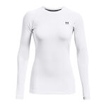 Abbigliamento Under Armour Under Armour Authentics Crew Manica Lunga Donna-Bianco