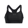 Heatgear High Reggiseni Sportivi Donna-Nero,Nero