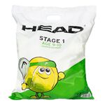 Palline Da Tennis HEAD 72B HEAD STAGE 1 - GREEN - Polybag