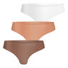 Invisible Perizoma Confezione Da 3 Donna-Beige