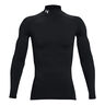 Coldgear Comp Mock Manica Lunga Uomini-Nero